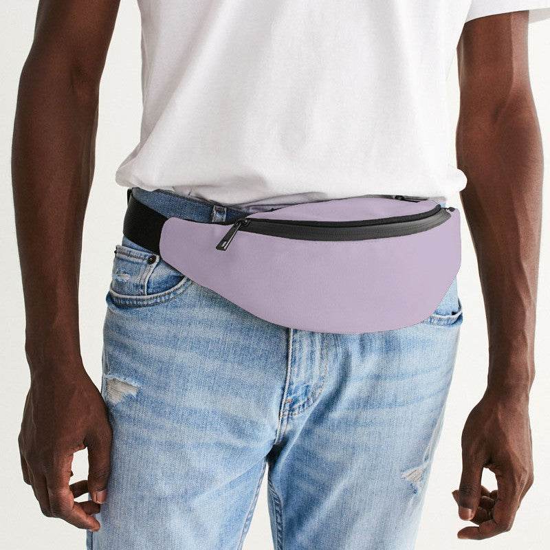 Light Fully-Muted Purple Belt Bag (MPU2-FM-LI) - Man Front CloseUp