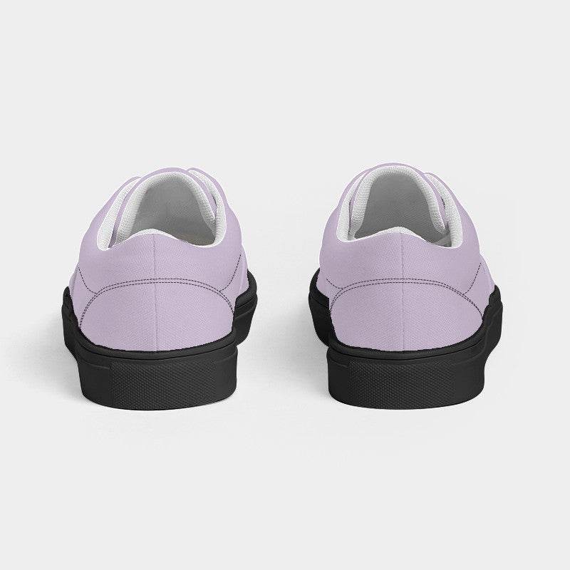 Light Fully-Muted Purple Men's Canvas Sneakers (MPU2-FM-LI) - Back