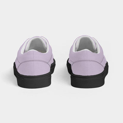 Light Fully-Muted Purple Men's Canvas Sneakers (MPU2-FM-LI) - Back