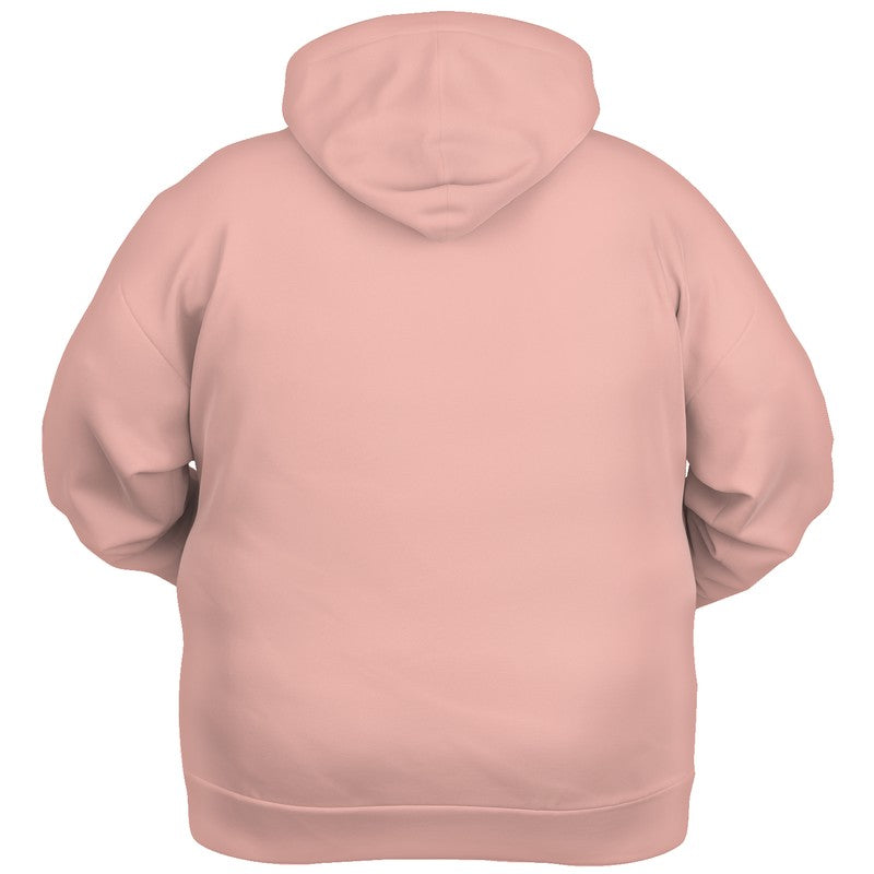 Light Fully-Muted Red Hoodie PLUS (R-FM-LI) - Ghost Back PLUS