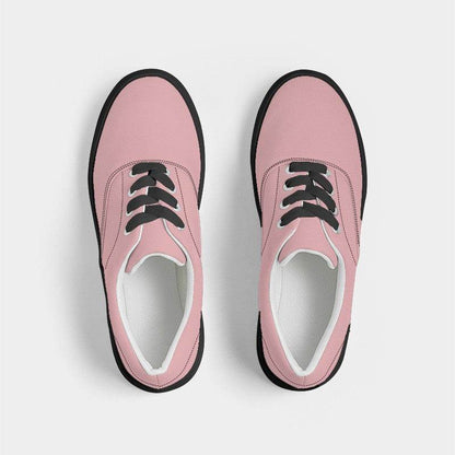 Light Fully-Muted Red Men's Canvas Sneakers (RPI2-FM-LI) - Top