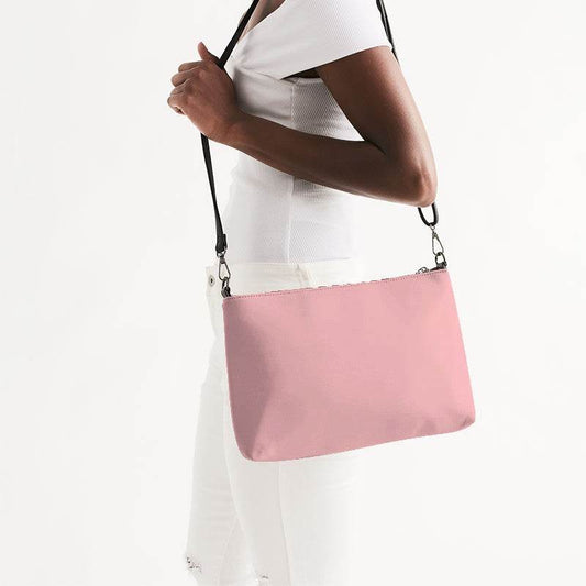 Light Fully-Muted Red Zip Pouch (RPI2-FM-LI) - Side CloseUp