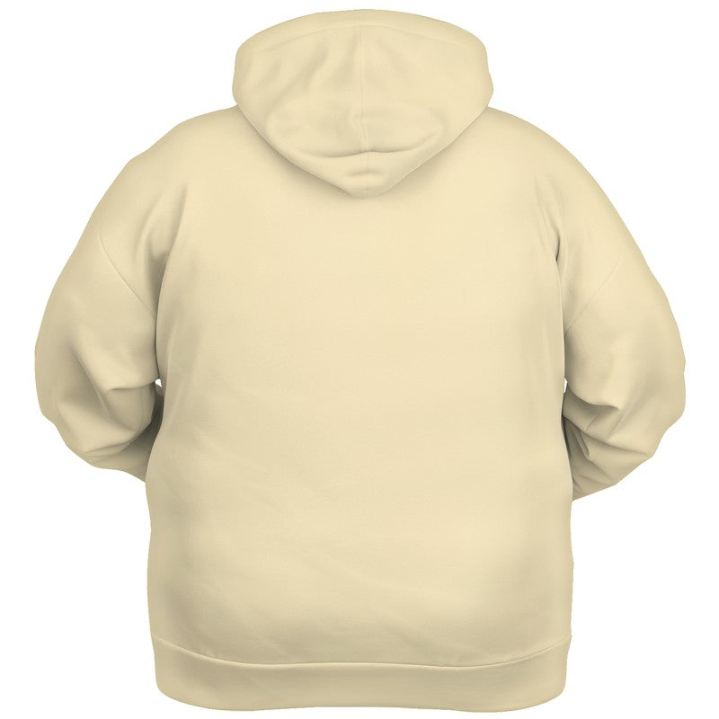 Light Fully-Muted Yellow Hoodie PLUS (Y-FM-LI) - Ghost Back PLUS