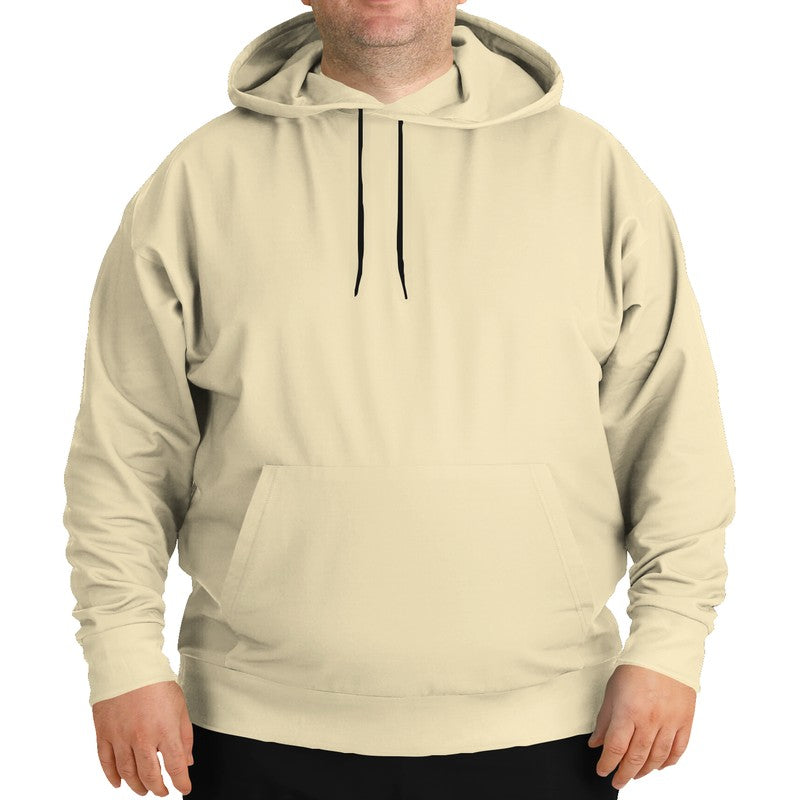 Light Fully-Muted Yellow Hoodie PLUS (Y-FM-LI) - Man Front PLUS