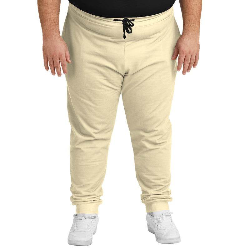 Light Fully-Muted Yellow Joggers PLUS (Y-FM-LI) - Man Front PLUS