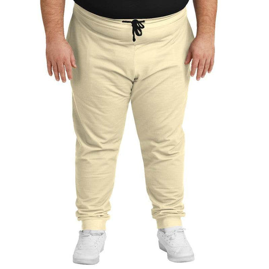 Light Fully-Muted Yellow Joggers PLUS (Y-FM-LI) - Man Front PLUS