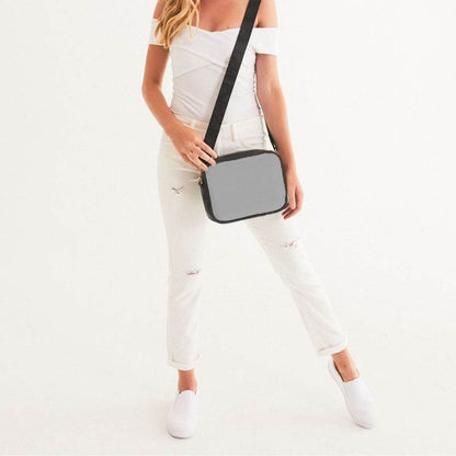 Light Gray Crossbody Bag (N-FN-LG) - Woman Front 