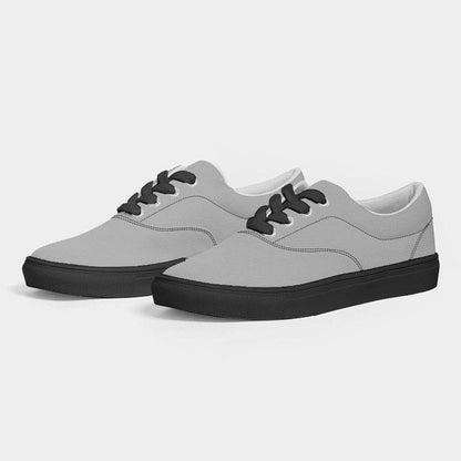 Light Gray Men's Canvas Sneakers (N-FN-LG) - Side 3
