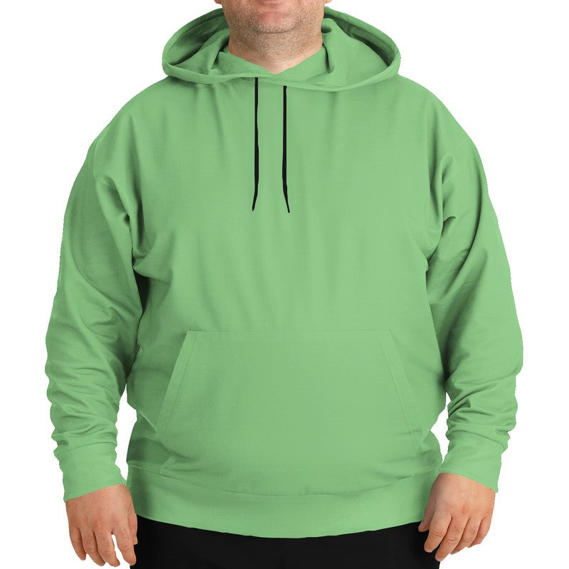 Light Green Hoodie PLUS (GL1-ME-LI) - Man Front PLUS