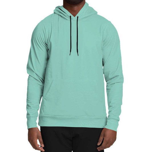 Light Medium Blue-Green Hoodie (BG-ME-LI) - Man Front