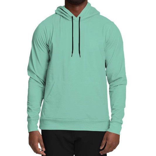 Light Medium Blue-Green Hoodie (BGG1-ME-LI) - Man Front