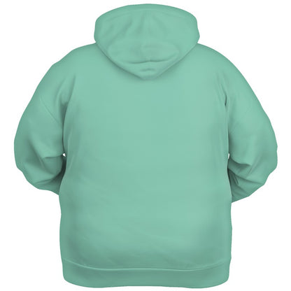 Light Medium Blue-Green Hoodie PLUS (BGG1-ME-LI) - Ghost Back PLUS