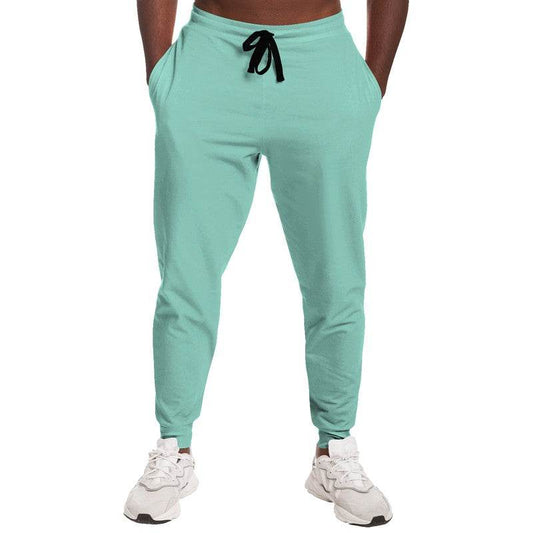 Light Medium Blue-Green Joggers (BG-ME-LI) - Man Front