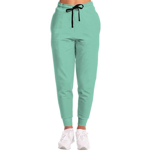 Light Medium Blue-Green Joggers (BGG1-ME-LI) - Woman Front