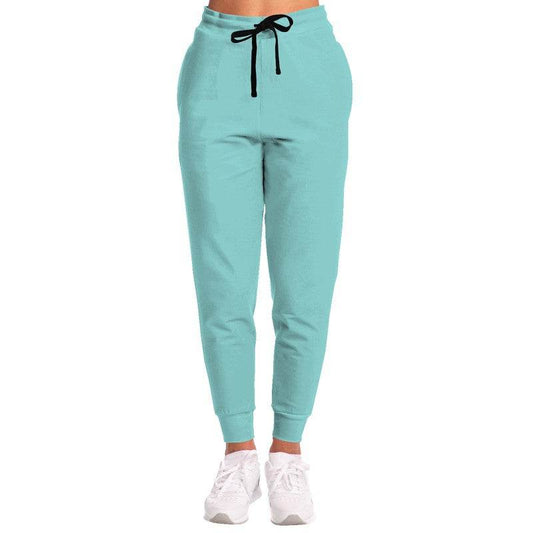 Light Medium Blue-Green Joggers (CBG2-ME-LI) - Woman Front