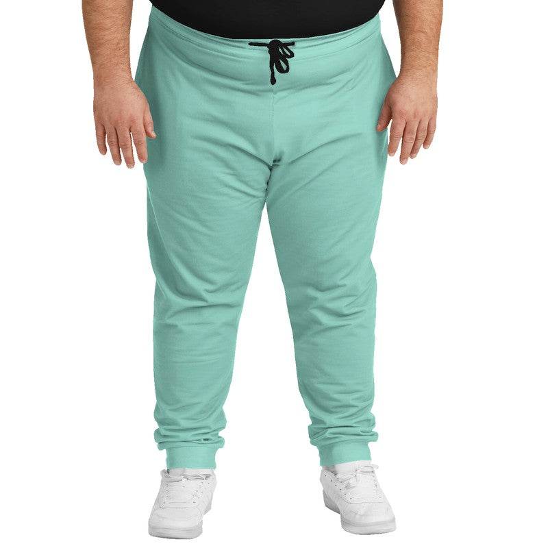 Light Medium Blue-Green Joggers PLUS (BG-ME-LI) - Man Front PLUS