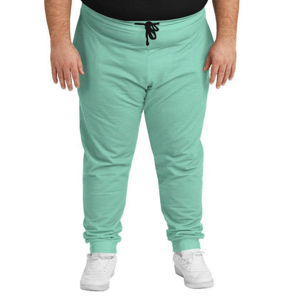 Light Medium Blue-Green Joggers PLUS (BGG1-ME-LI) - Man Front PLUS