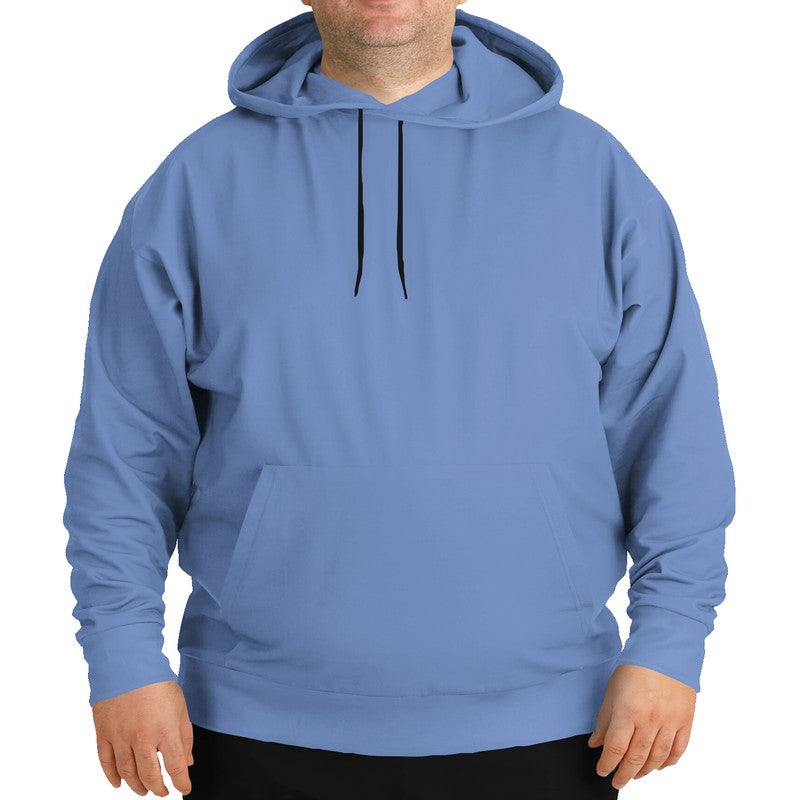 Light Medium Blue Hoodie PLUS (IB1-ME-LI) - Man Front PLUS