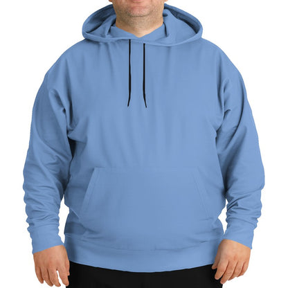 Light Medium Blue Hoodie PLUS (IB2-ME-LI) - Man Front PLUS