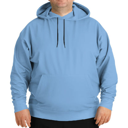 Light Medium Blue Hoodie PLUS (IB3-ME-LI) - Man Front PLUS