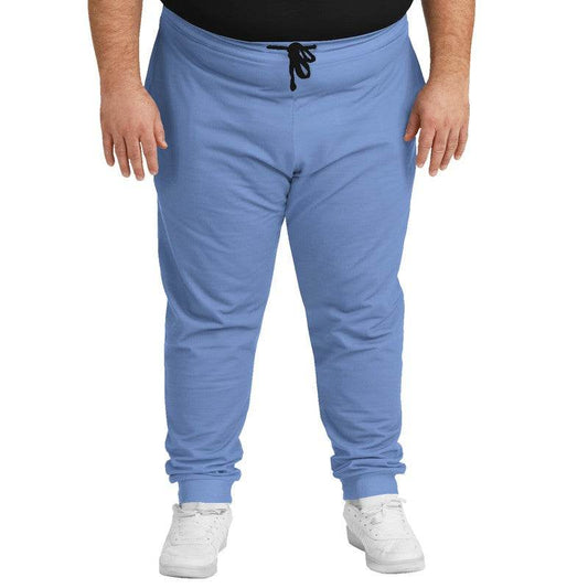 Light Medium Blue Joggers PLUS (IB1-ME-LI) - Man Front PLUS