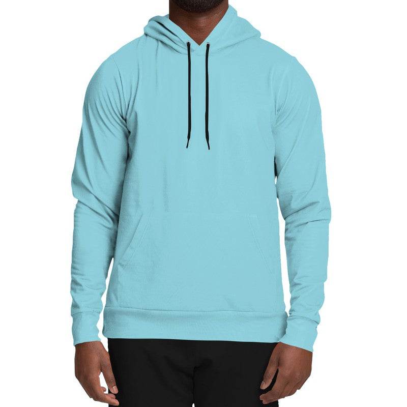 Light Medium Cyan Hoodie (C-ME-LI) - Man Front
