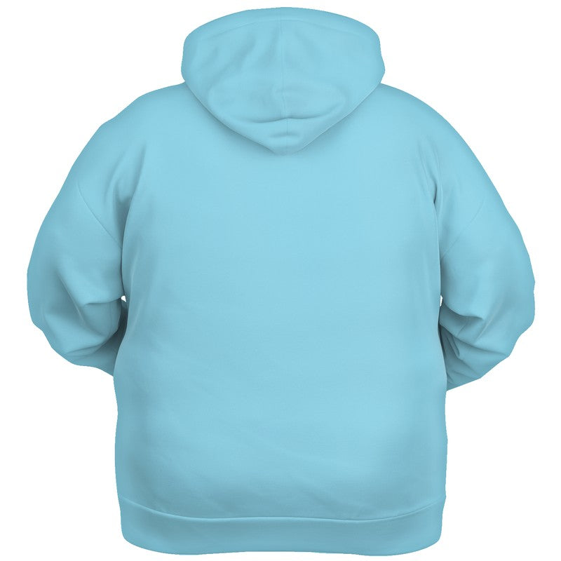 Light Medium Cyan Hoodie PLUS (BC3-ME-LI) - Ghost Back PLUS