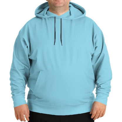 Light Medium Cyan Hoodie PLUS (BC3-ME-LI) - Man Front PLUS
