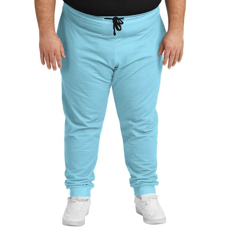 Light Medium Cyan Joggers PLUS (BC3-ME-LI) - Man Front PLUS