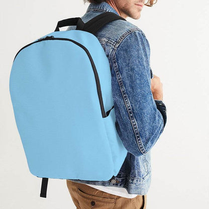 Light Medium Cyan Waterproof Backpack (BC1-ME-LI) - Man CloseUp
