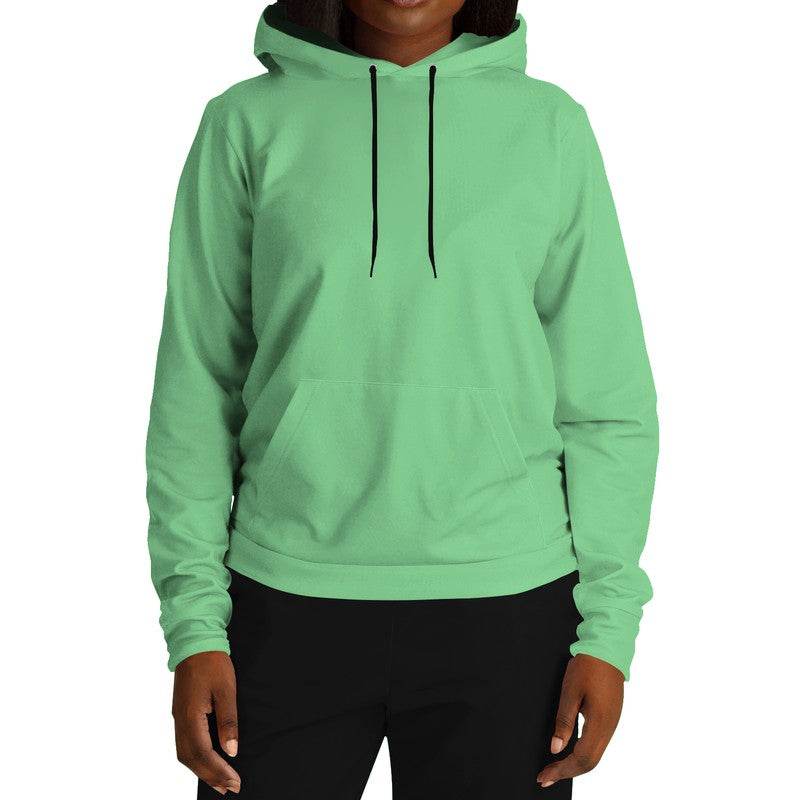 Light Medium Green Hoodie (G-ME-LI) - Woman Front