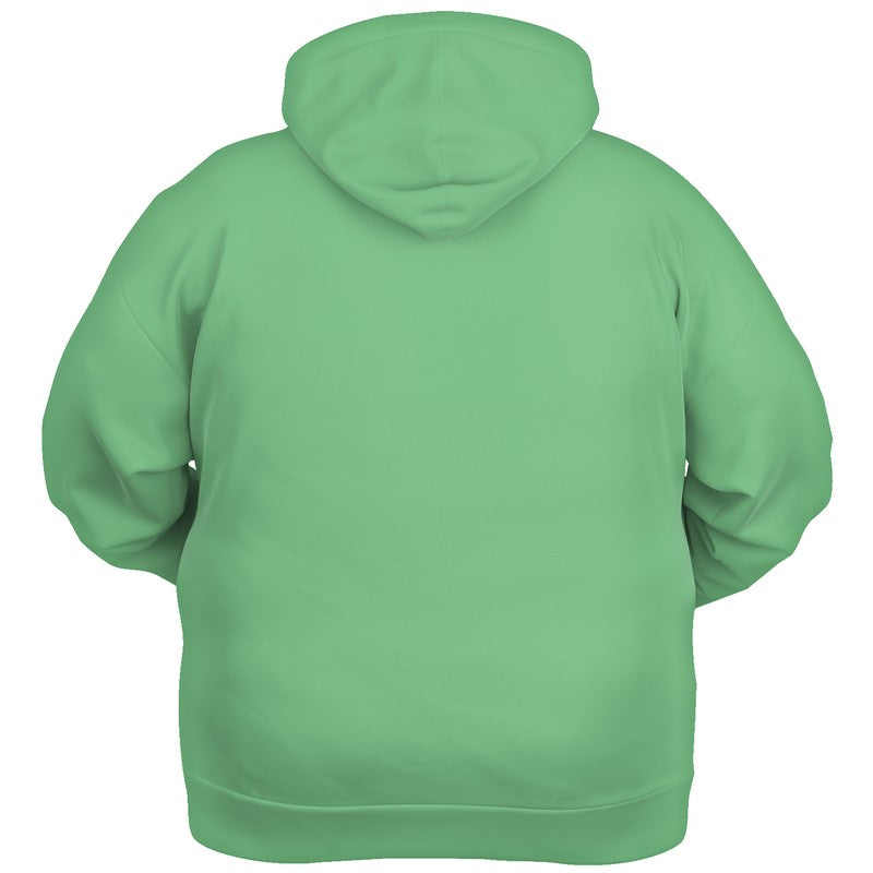 Light Medium Green Hoodie PLUS (G-ME-LI) - Ghost Back PLUS
