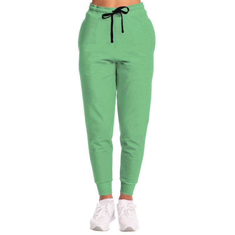Light Medium Green Joggers (G-ME-LI) - Woman Front