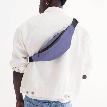 Light Medium Indigo Belt Bag (PUI2-ME-LI) - Man Back
