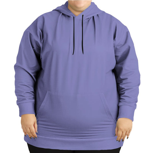 Light Medium Indigo Hoodie PLUS (PUI2-ME-LI) - Woman Front PLUS