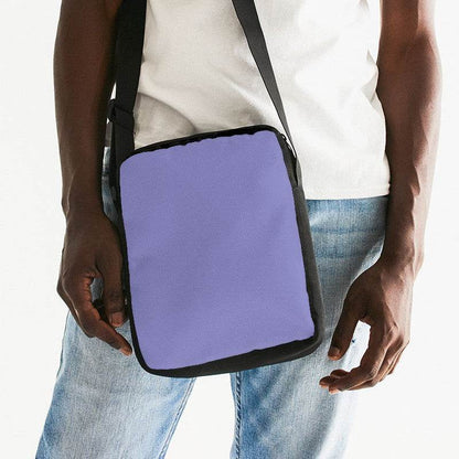Light Medium Indigo Messenger Pouch (PUI2-ME-LI) - Man Front CloseUp