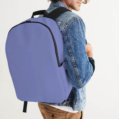 Light Medium Indigo Waterproof Backpack (PUI3-ME-LI) - Man CloseUp