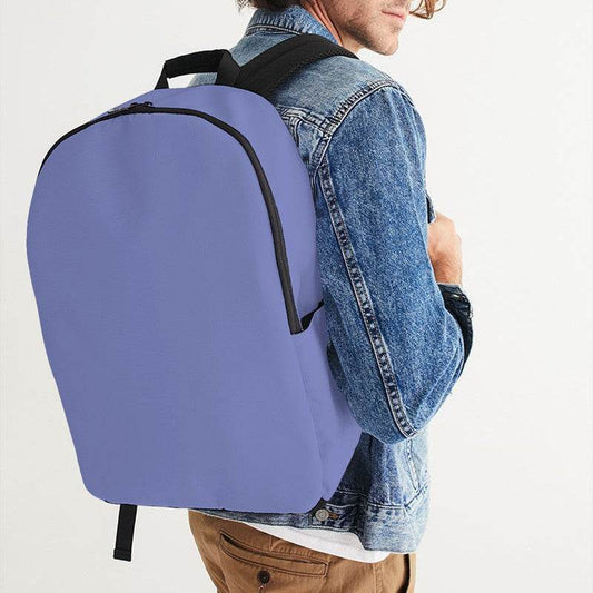 Light Medium Indigo Waterproof Backpack (PUI3-ME-LI) - Man CloseUp