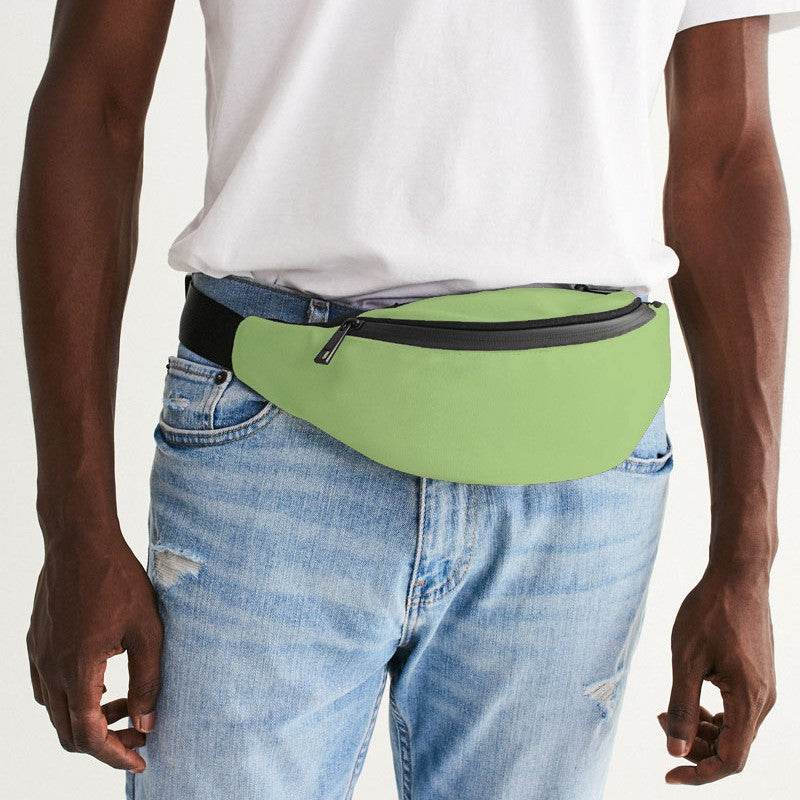 Light Medium Lime Belt Bag (GL3-ME-LI) - Man Front CloseUp