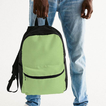 Light Medium Lime Canvas Backpack (GL3-ME-LI) - Man Holding