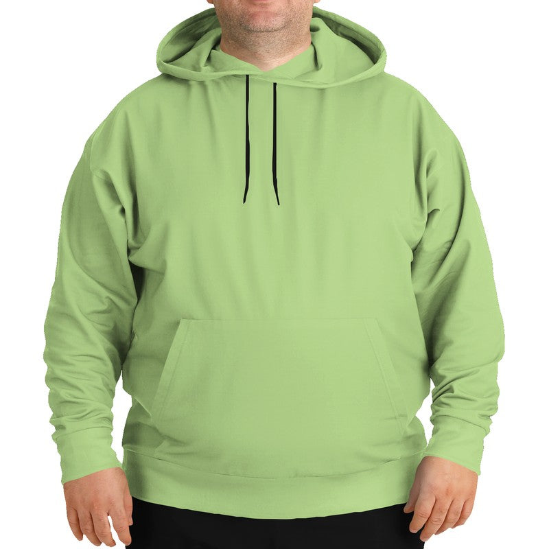 Light Medium Lime Hoodie PLUS (GL3-ME-LI) - Man Front PLUS