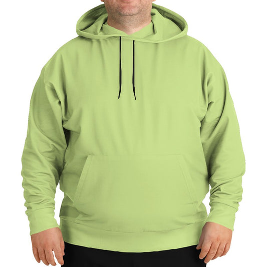 Light Medium Lime Hoodie PLUS (L-ME-LI) - Man Front PLUS