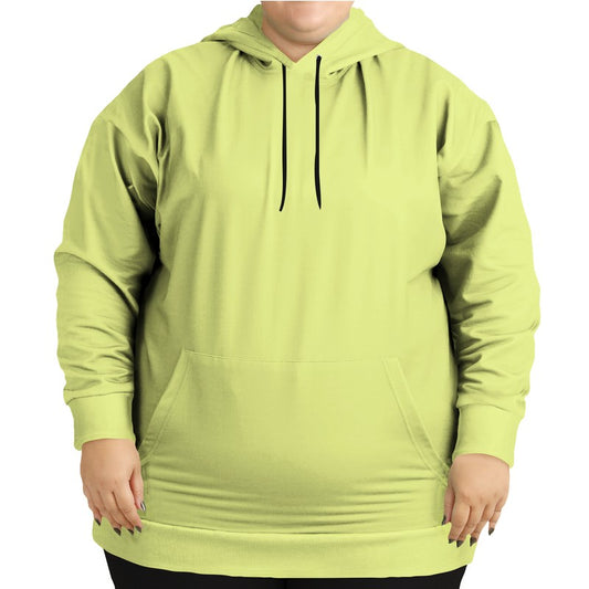 Light Medium Lime Hoodie PLUS (LY1-ME-LI) - Woman Front PLUS