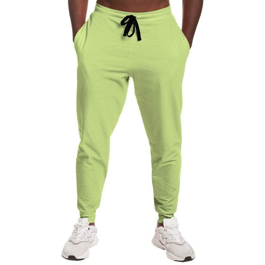 Light Medium Lime Joggers (L-ME-LI) - Man Front