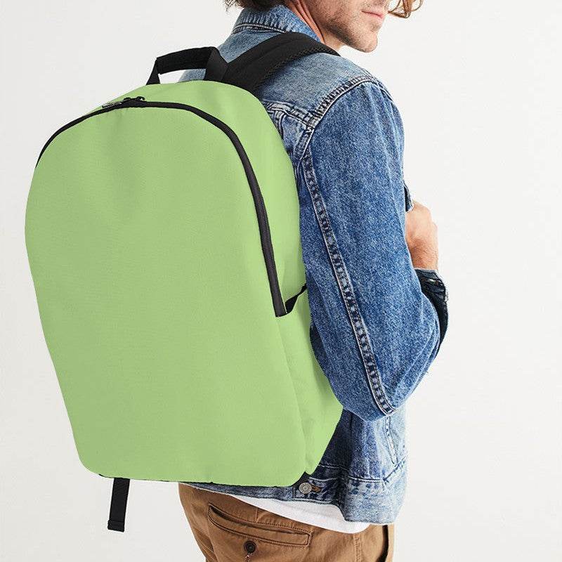 Light Medium Lime Waterproof Backpack (GL3-ME-LI) - Man CloseUp