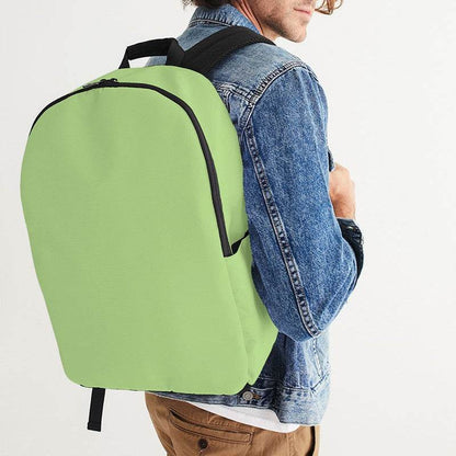 Light Medium Lime Waterproof Backpack (GL3-ME-LI) - Man CloseUp