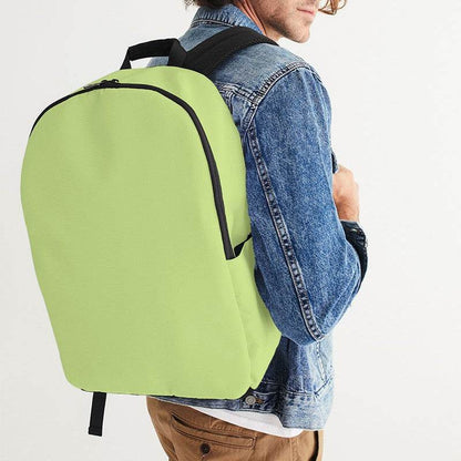 Light Medium Lime Waterproof Backpack (L-ME-LI) - Man CloseUp