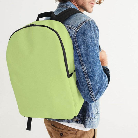 Light Medium Lime Waterproof Backpack (L-ME-LI) - Man CloseUp