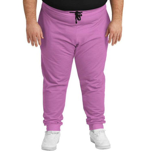 Light Medium Magenta Joggers PLUS (PIM3-ME-LI) - Man Front PLUS