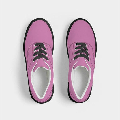 Light Medium Magenta Men's Canvas Sneakers (PIM2-ME-LI) - Top